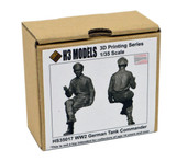H3M35017 1/35 H3 Models WW2 German Tank Commander Resin Model Kit MMD Squadron