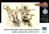 MBL03592 1/35 Master Box Hand to Hand Combat British and German Infantry NAfrica WWII x5 MMD Squadron