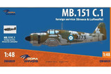 DOR48039 1/48 Dora Wings Bloch MB151 Foreign Service Fighter MMD Squadron