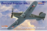 DOR72003 1/72 Dora Wings Percival Proctor Mk I Czech Service Communication Aircraft MMD Squadron