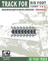 AFV35133 1/35 AFV Club Big Foot Workable Track Links for M2A2, M3A3, AAV7A1, MLRS Late/CV90 MMD Squadron