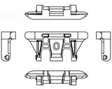 AFV35156 1/35 AFV Club British Churchill Type T144 Dbl Pin Workable Track Links MMD Squadron