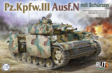 TAK8005 1/35 Takom PzKpfw III Ausf N Tank w/Side-Skirt Armor New Variant MMD Squadron