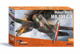 DOR48017 1/48 Dora Wings Marcel Bloch MB.151C.1 MMD Squadron