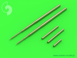 MAS-AM-48-091 1/48 Master Model MiG-17PF Fresco D - 23mm gun barrels set and Pitot Tubes MMD Squadron