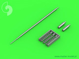 MAS-AM-48-093 1/48 Master Model Shenyang J-6/F-6 - gun barrels set, and Pitot Tube MMD Squadron