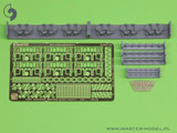 MAS-SM-350-094 1/350 Master Model USN 40 mm/56 Bofors quadruple mount ver.2 / with Mk-51 director - resin, PE and turned parts - 6pcs MMD Squadron