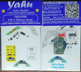 YMA4886 1/48 Yahu Models F4F-4 Early - Instrument Panel MMD Squadron