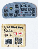 YMA4902 1/48 Yahu Models Cessna O-1 Bord Dog Grey - Instrument Panel MMD Squadron