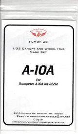 FLN-M32-22 1/32 Flying Leathernecks A-10A canopy wheel mask for Trumpeter MMD Squadron FLN-M32-22 1/32 Flying Leathernecks A-10A canopy wheel mask for Trumpeter MMD Squadron