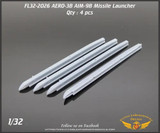 FLN-32-2026 1/32 Flying Leathernecks AERO-3B Missile Launcher for AIM-9B Sidewinder  MMD Squadron FLN-32-2026 1/32 Flying Leathernecks AERO-3B Missile Launcher for AIM-9B Sidewinder  MMD Squadron