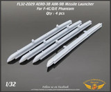 FLN-32-2029 1/32 Flying Leathernecks AERO-3B Missile Launcher for USAF F-4 Phantom  MMD Squadron FLN-32-2029 1/32 Flying Leathernecks AERO-3B Missile Launcher for USAF F-4 Phantom  MMD Squadron