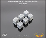 FLN-32-2032 1/32 Flying Leathernecks AN/ALE-39 Chaff/Flare buckets (great for diorama)  MMD Squadron FLN-32-2032 1/32 Flying Leathernecks AN/ALE-39 Chaff/Flare buckets (great for diorama)  MMD Squadron