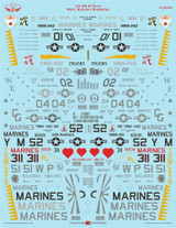 FLN-32006 1/32 Flying Leathernecks AV-8B II Plus Hell Raising Harriers Decals MMD Squadron FLN-32006 1/32 Flying Leathernecks AV-8B II Plus Hell Raising Harriers Decals MMD Squadron
