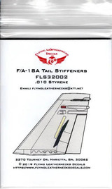 FLN-S32002 1/32 Flying Leathernecks F/A-18A/B Vertical Tail Stiffening plates MMD Squadron FLN-S32002 1/32 Flying Leathernecks F/A-18A/B Vertical Tail Stiffening plates MMD Squadron