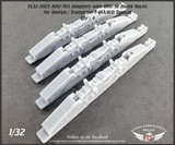 FLN-32-2025 1/32 Flying Leathernecks F-14A/B/D Bomb Racks for Tamiya/Trumpeter MMD Squadron FLN-32-2025 1/32 Flying Leathernecks F-14A/B/D Bomb Racks for Tamiya/Trumpeter MMD Squadron