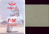 FLN-M32-31 1/32 Flying Leathernecks F-5E canopy/wheel mask for Hasegawa  MMD Squadron FLN-M32-31 1/32 Flying Leathernecks F-5E canopy/wheel mask for Hasegawa  MMD Squadron