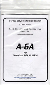 FLN-M48-10 1/48 Flying Leathernecks A-6A canopy wheel mask for Hobbyboss MMD Squadron FLN-M48-10 1/48 Flying Leathernecks A-6A canopy wheel mask for Hobbyboss MMD Squadron