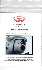 FLN-V48004 1/48 Flying Leathernecks AH-1Z TSS Windows for Kittyhawk Holographic Vinyl MMD Squadron FLN-V48004 1/48 Flying Leathernecks AH-1Z TSS Windows for Kittyhawk Holographic Vinyl MMD Squadron