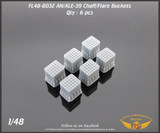 FLN-48-8032 1/48 Flying Leathernecks AN/ALE-39 Chaff/Flare buckets great for diorama MMD Squadron FLN-48-8032 1/48 Flying Leathernecks AN/ALE-39 Chaff/Flare buckets great for diorama MMD Squadron
