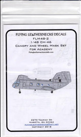 FLN-M48-2 1/48 Flying Leathernecks CH-46E Canopy Wheel mask for Academy MMD Squadron FLN-M48-2 1/48 Flying Leathernecks CH-46E Canopy Wheel mask for Academy MMD Squadron
