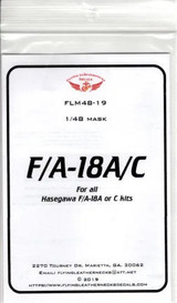 FLN-M48-19 1/48 Flying Leathernecks F/A-18A/C canopy wheel mask for Hasegawa MMD Squadron FLN-M48-19 1/48 Flying Leathernecks F/A-18A/C canopy wheel mask for Hasegawa MMD Squadron