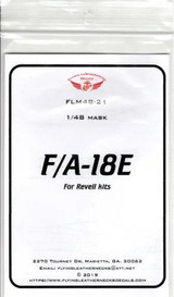 FLN-M48-21 1/48 Flying Leathernecks F/A-18E canopy wheek mask for Revell MMD Squadron FLN-M48-21 1/48 Flying Leathernecks F/A-18E canopy wheek mask for Revell MMD Squadron