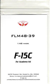 FLN-M48-39 1/48 Flying Leathernecks F-15C canopy wheel mask for Academy MMD Squadron FLN-M48-39 1/48 Flying Leathernecks F-15C canopy wheel mask for Academy MMD Squadron