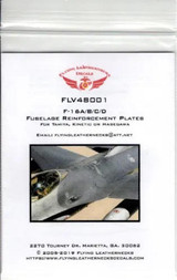 FLN-V48001 1/48 Flying Leathernecks F-16C Fuselage plates for Kinetic/Hasegawa/Tamiya MMD Squadron