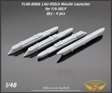 FLN-48-8066 1/48 Flying Leathernecks LAU-115D/A Launcher F/A-18E/F dual LAU-127B/A carriage MMD Squadron
