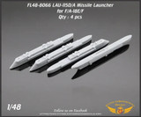 FLN-48-8066 1/48 Flying Leathernecks LAU-115D/A Launcher F/A-18E/F dual LAU-127B/A carriage MMD Squadron FLN-48-8066 1/48 Flying Leathernecks LAU-115D/A Launcher F/A-18E/F dual LAU-127B/A carriage MMD Squadron