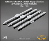 FLN-48-8068 1/48 Flying Leathernecks LAU-127B/A Wingtip Launcher for Hasegawa/Meng F/A-18E/F MMD Squadron