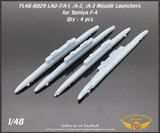 FLN-48-8029 1/48 Flying Leathernecks LAU-7/A-1 thru /A-3 for Tamiya F-4B 1969-1975 MMD Squadron FLN-48-8029 1/48 Flying Leathernecks LAU-7/A-1 thru /A-3 for Tamiya F-4B 1969-1975 MMD Squadron