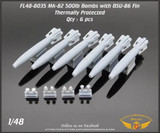 FLN-48-8035 1/48 Flying Leathernecks Mk-82 thermally protected with BSU-86 retarded fin MMD Squadron FLN-48-8035 1/48 Flying Leathernecks Mk-82 thermally protected with BSU-86 retarded fin MMD Squadron
