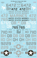 FLN-72001 1/72 Flying Leathernecks USMC KC-130J Hercules / Harvest Hawk Decals MMD Squadron FLN-72001 1/72 Flying Leathernecks USMC KC-130J Hercules / Harvest Hawk Decals MMD Squadron