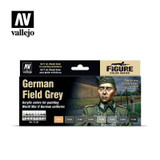 VJ70181 Vallejo Paint 17ml Bottle WWII German Field Grey Uniform Model Color Paint Set 8 Colors MMD Squadron