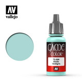 VJ72096 Vallejo Paint 17ml Bottle Verdigris Glaze Game Color MMD Squadron