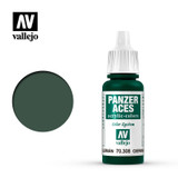 VJ70308 Vallejo Paint 17ml Bottle Green Tail Light Panzer Aces MMD Squadron