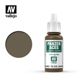 VJ70316 Vallejo Paint 17ml Bottle Dark Mud Panzer Aces MMD Squadron