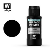 VJ73660 Vallejo Paint 60ml Bottle Gloss Black Surface Primer MMD Squadron