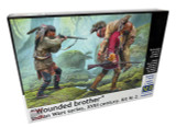 MBL35210 1/35 Master Box Wounded brother Indian Wars series XVIII century Kit No 2 MMD Squadron