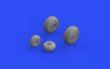 EDU648573 1/48 Eduard Mi24V Wheels for ZVE (Resin) 648573 MMD Squadron