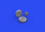 EDU648636 1/48 Eduard Tempest Mk II Wheels for EDU & SHY (Mask & Resin) 648636 MMD Squadron