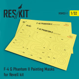 RES-RSM32-0001 1/32 Reskit F-4 G Phantom II Painting Masks for Revell kit 1/32 MMD Squadron