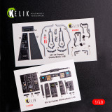 RES-K48006 1/48 Reskit MV-22 Osprey interior 3D decals for Hobby Bos kit 1/48 MMD Squadron