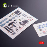 RES-K48011 1/48 Reskit OV-10D Bronco interior 3D decals for Icm kit 1/48 MMD Squadron