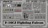 EDUSS202 1/72 Eduard F-16C Fighting Falcon Photo Etch MMD Squadron