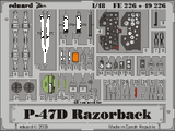 EDUFE226 1/48 Eduard P-47D-20 Photo Etch for Tamiya MMD Squadron