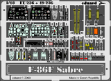 EDUFE236 1/48 Eduard F-86F Sabre Photo Etch for Hasegawa MMD Squadron