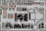 EDUFE246 1/48 Eduard F4F-4 Wildcat Photo Etch for Tamiya MMD Squadron